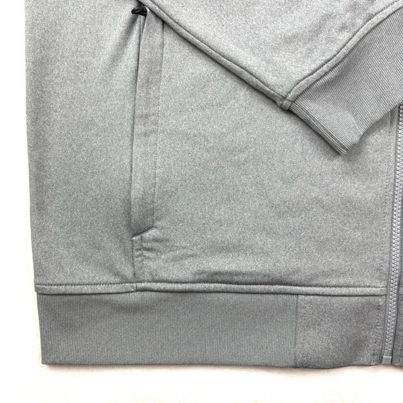 UnderArmour Men’s Gray Heather Coldgear Loose Full Zip Athletic Jacket Size XXL - Picture 7 of 14